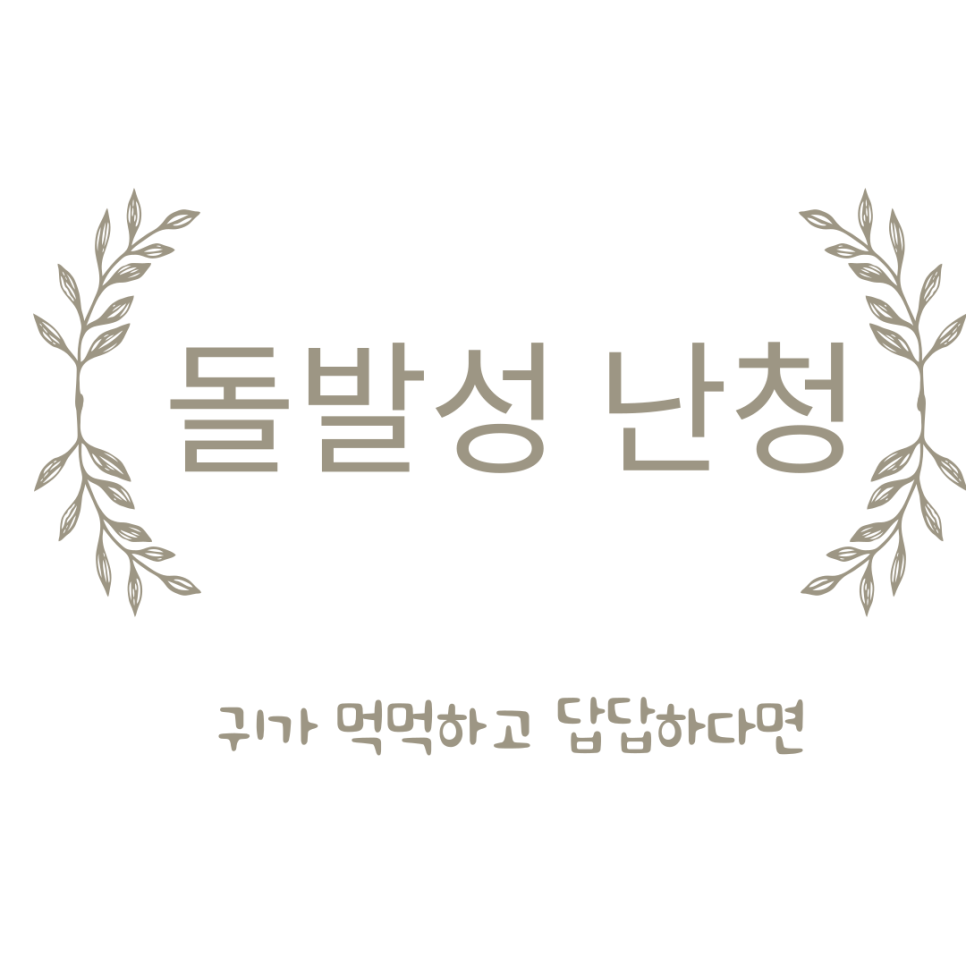 돌발성난청